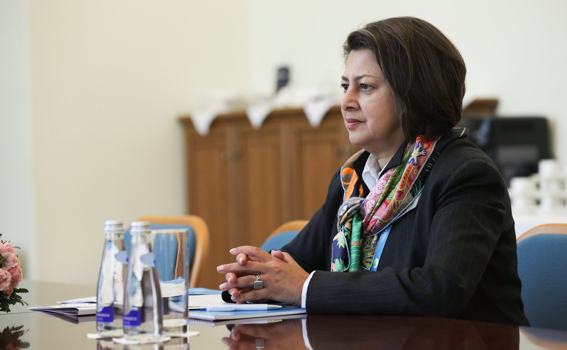 Встреча заместителя Председателя Совета Федерации Галины Кареловой с региональным директором отделения Детского фонда ООН (ЮНИСЕФ) по странам Европы и Центральной Азии Афшан Хан