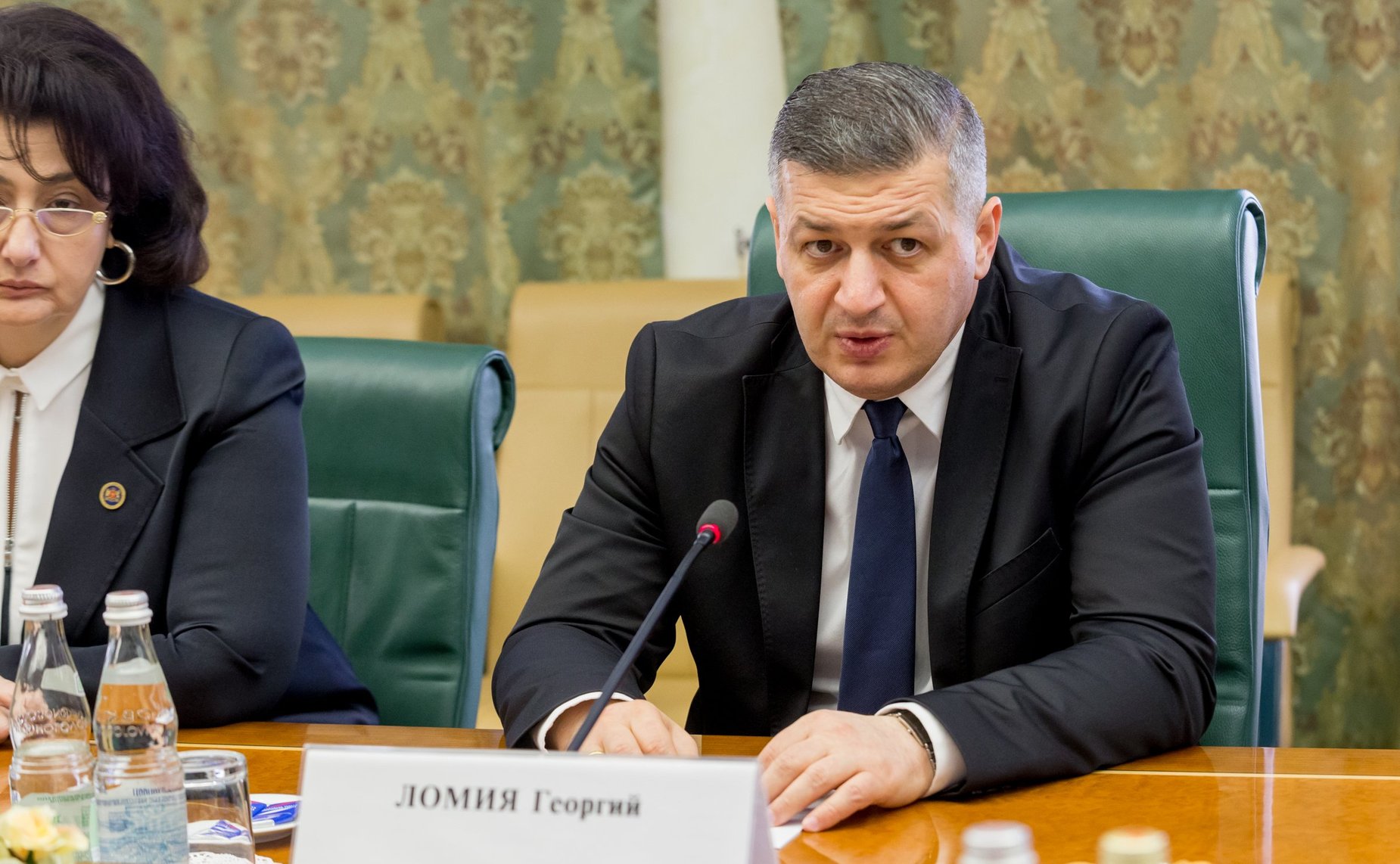 Встреча К. Косачева с делегацией парламентской партии «Альянс патриотов Грузии»