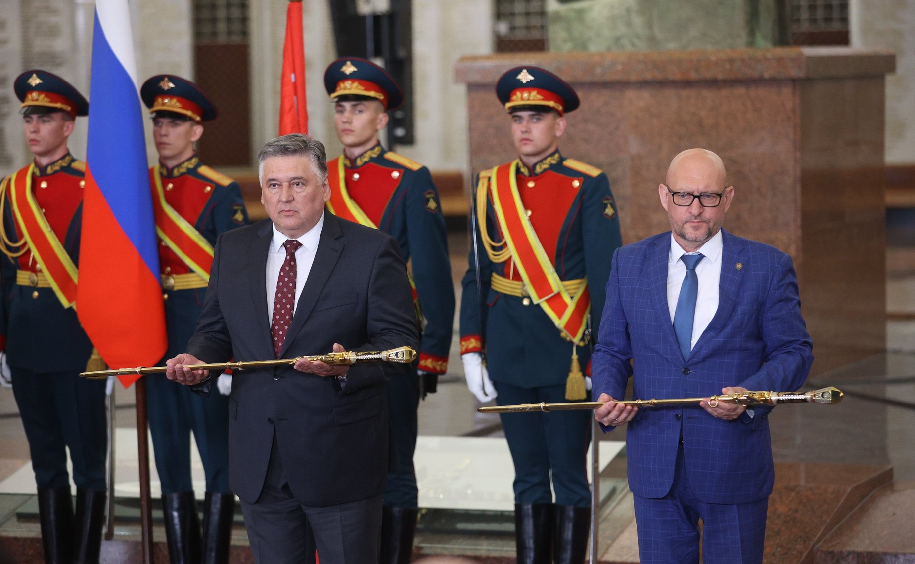 Торжественная церемония передачи «Мечей Победы» Городам воинской славы