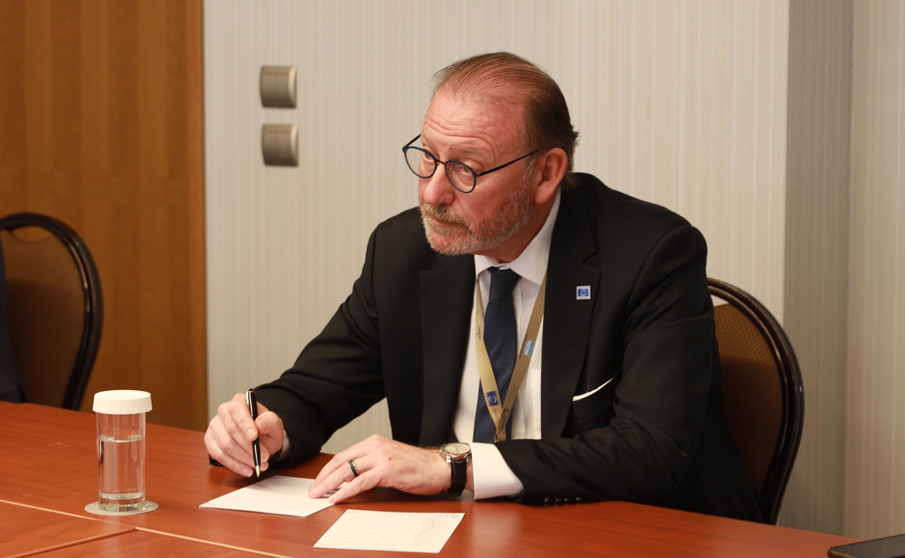 Встреча Председателя Совета Федерации Валентины Матвиенко и Председателя Парламентской Ассамблеи Совета Европы (ПАСЕ) Хендрика Дамса