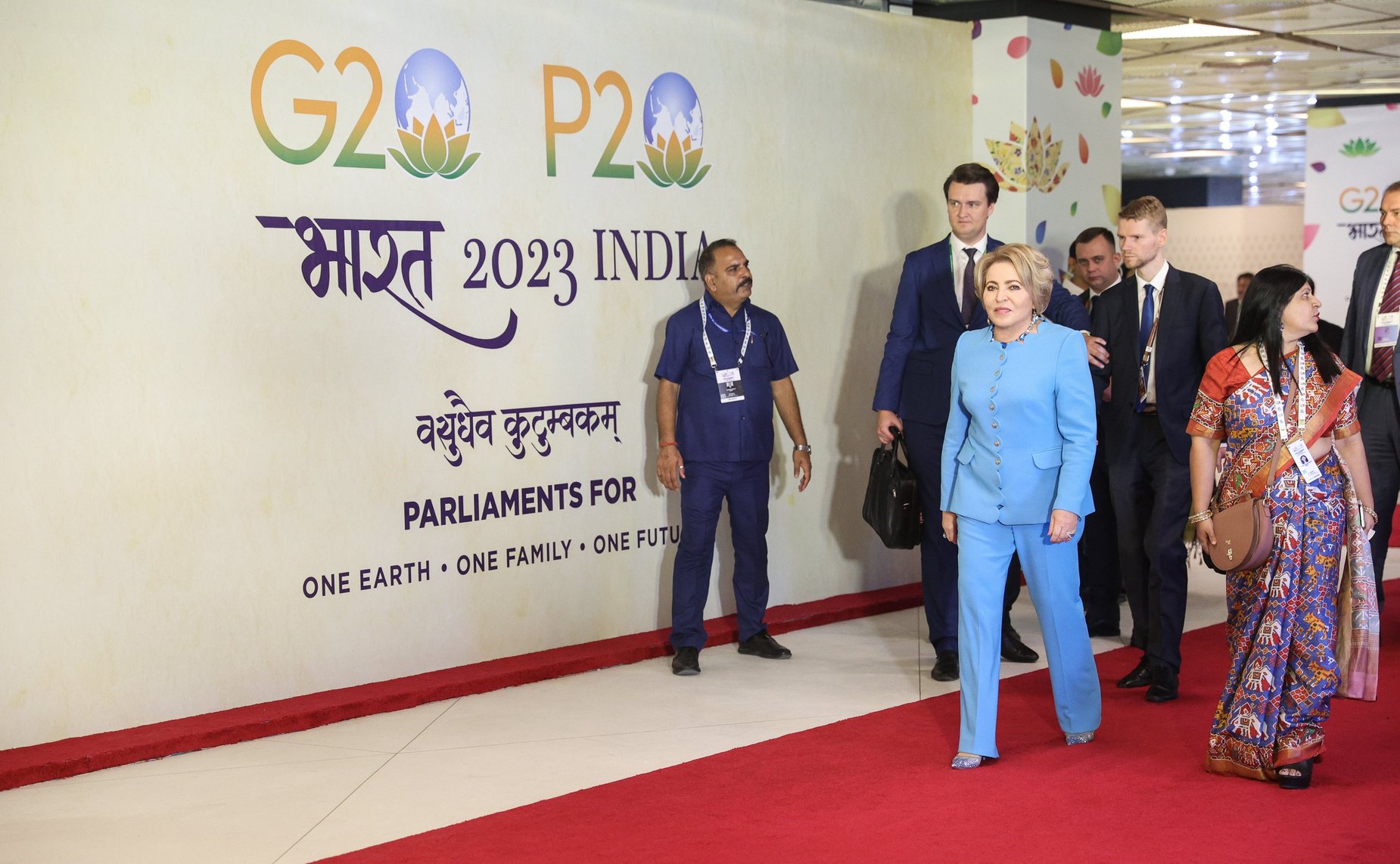 12–14 октября 2023 года. Рабочий визит делегации Федерального Собрания РФ во главе с Председателем СФ в Республику Индию для участия в девятом Саммите председателей парламентов государств «Группы двадцати»