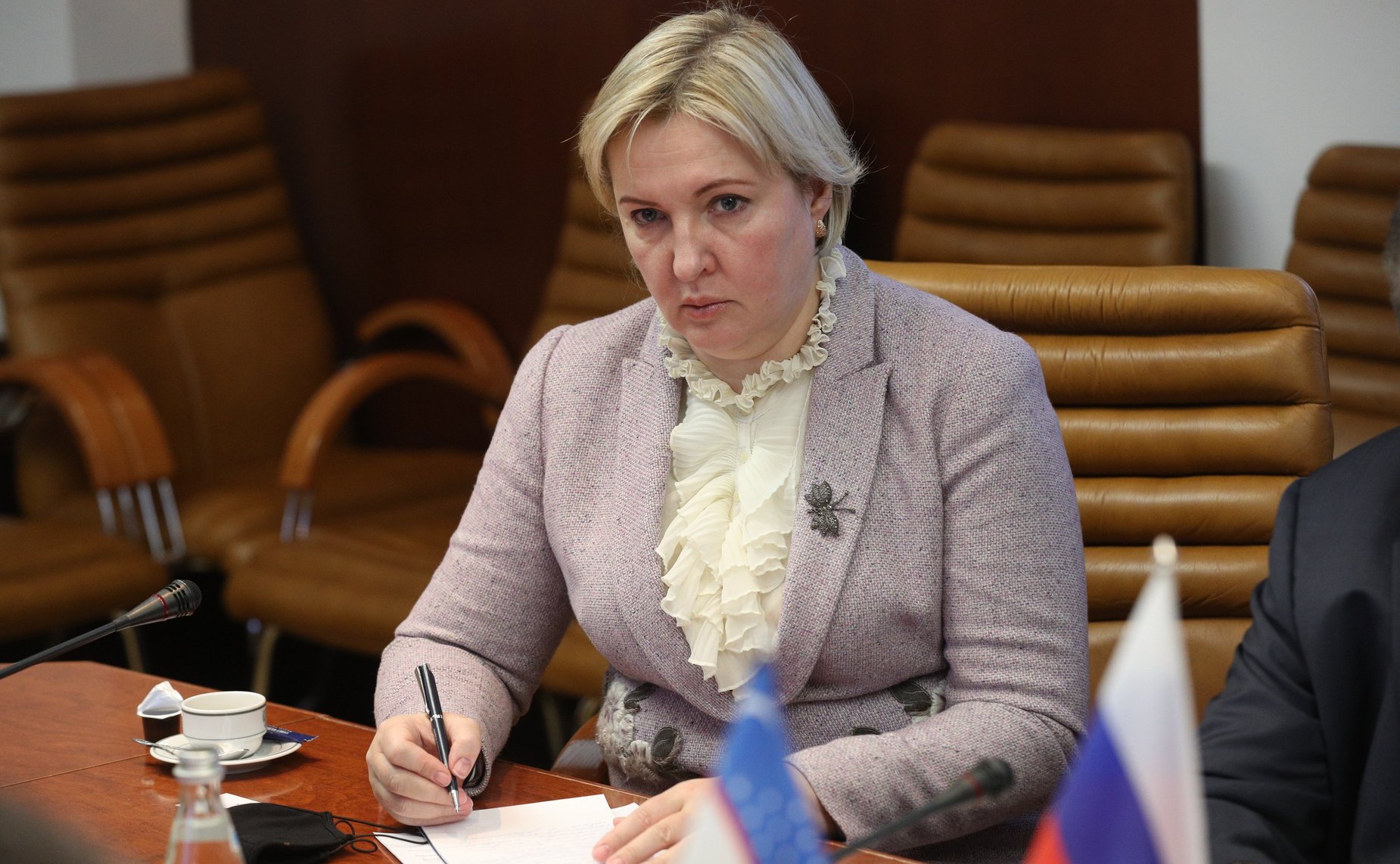 Ильяс Умаханов провел встречу с Чрезвычайным и Полномочным Послом Республики Узбекистан в Российской Федерации