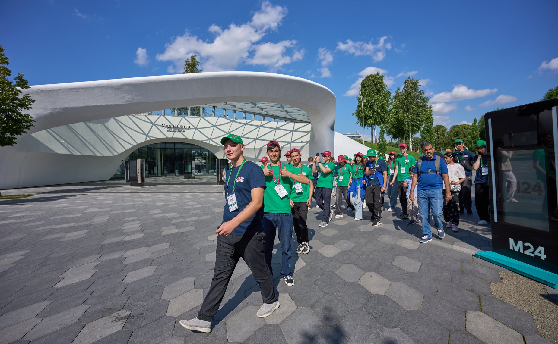 Участники «Поезда Памяти» прибыли в город-герой Москву (фото Фонд «Культурное пространство»)