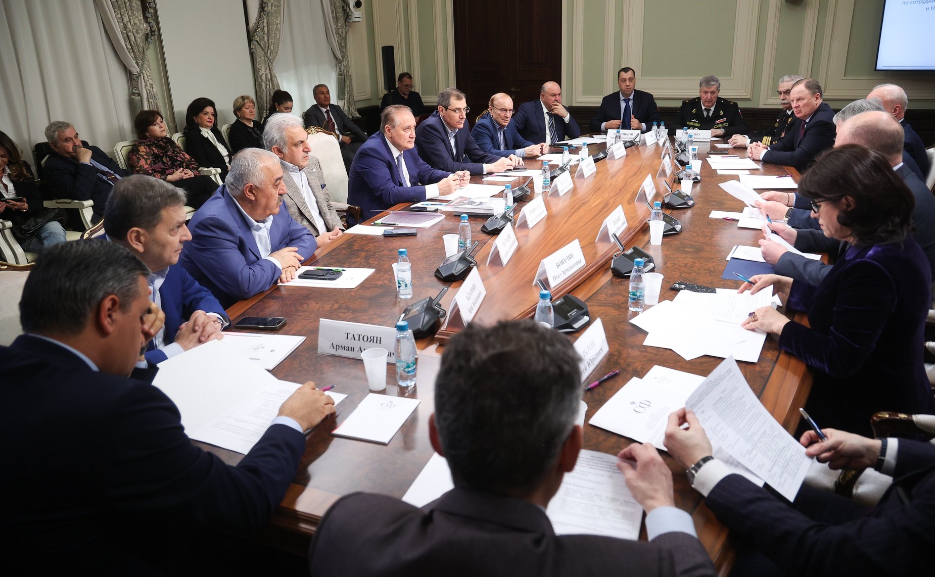 Отчетное мероприятие Экспертного совета Межпарламентской комиссии по сотрудничеству Федерального Собрания РФ и Национального Собрания Республики Армения