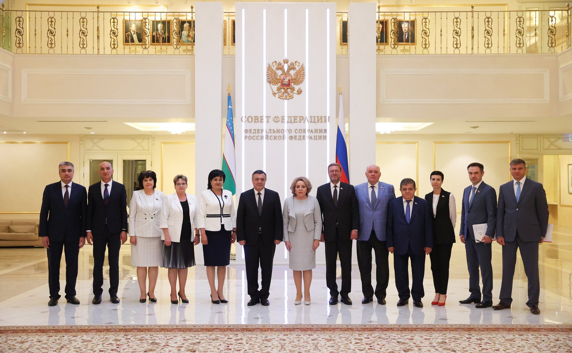 Встреча Председателя СФ Валентины Матвиенко со Спикером Законодательной палаты Олий Мажлиса Республики Узбекистан