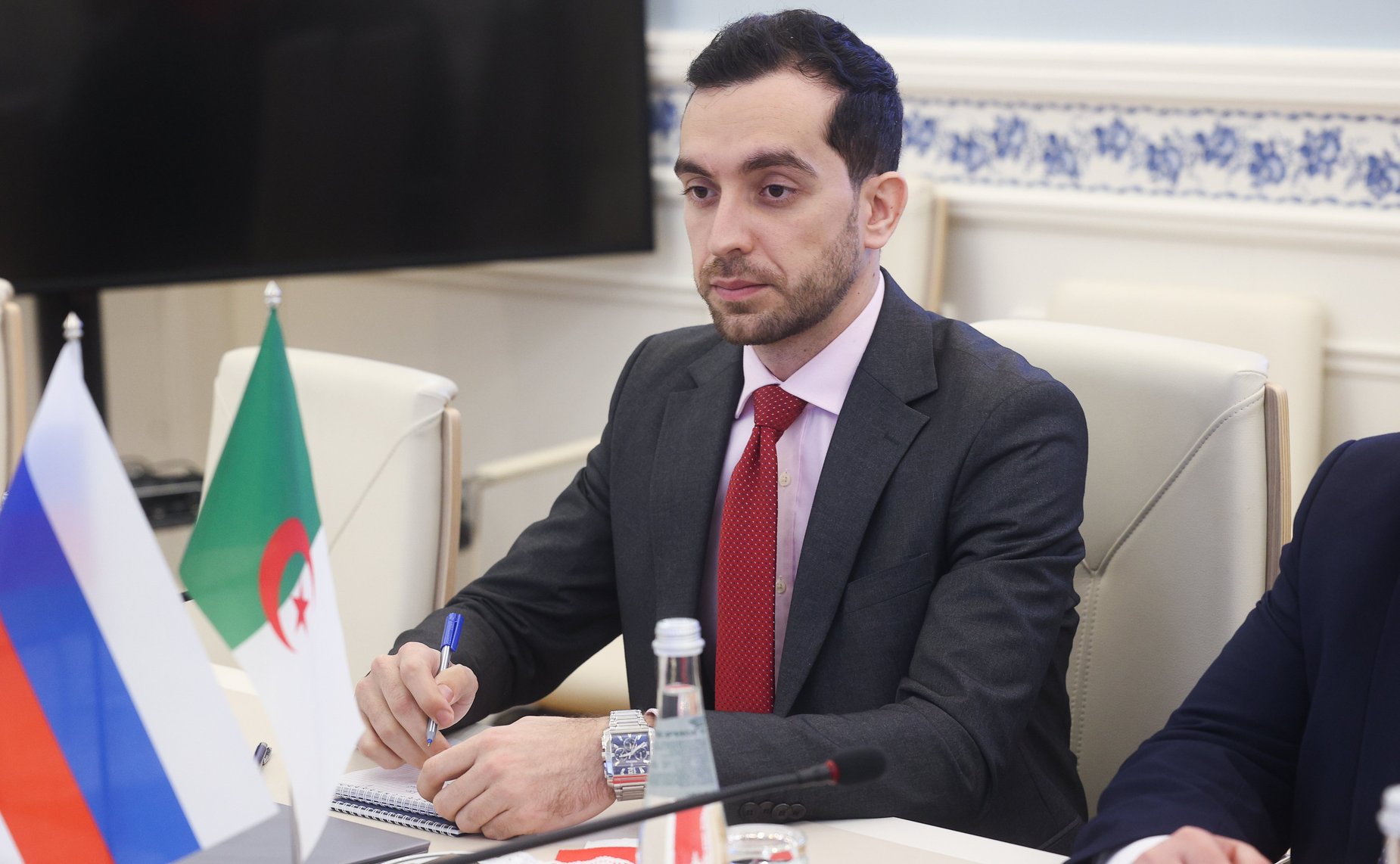 Встреча Михаила Борщева с Чрезвычайным и Полномочным Послом Алжирской Народной Демократической Республики в Российской Федерации