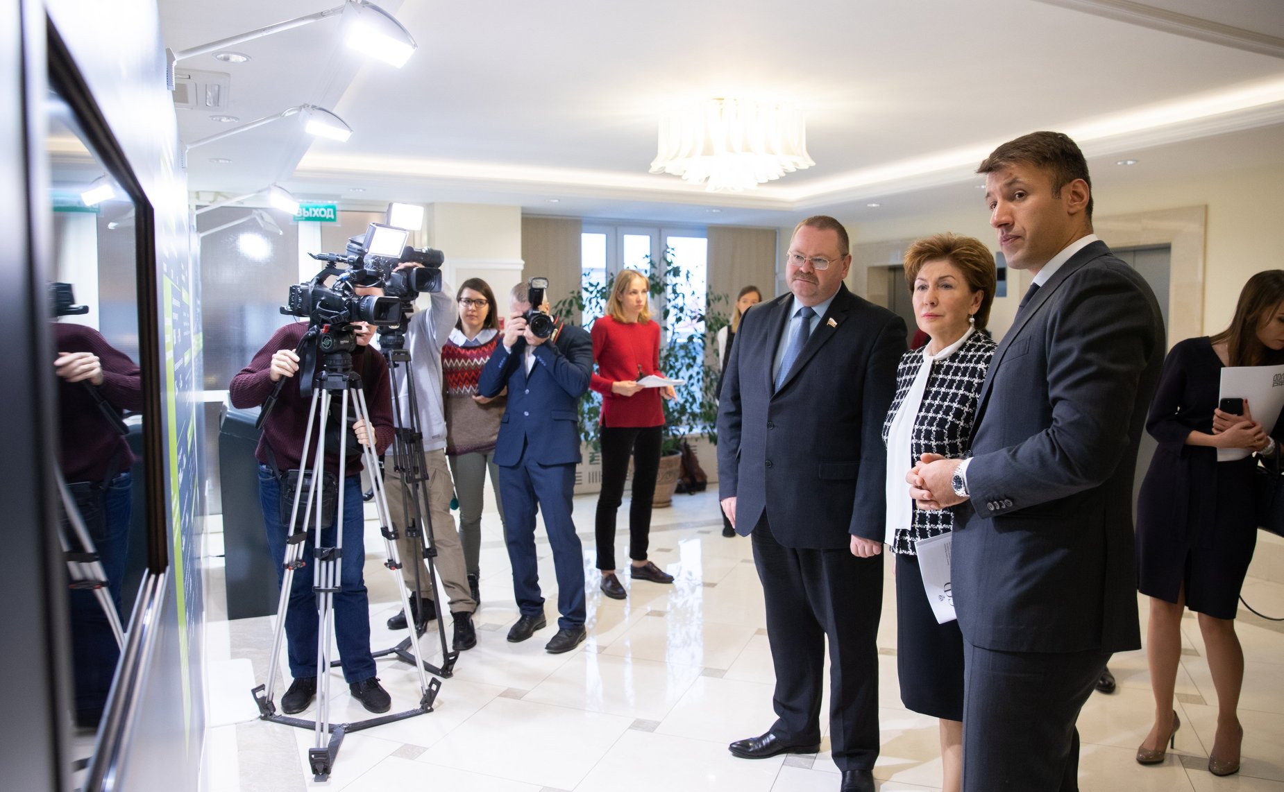 Открытие выставки «Дом.РФ» в Совете Федерации