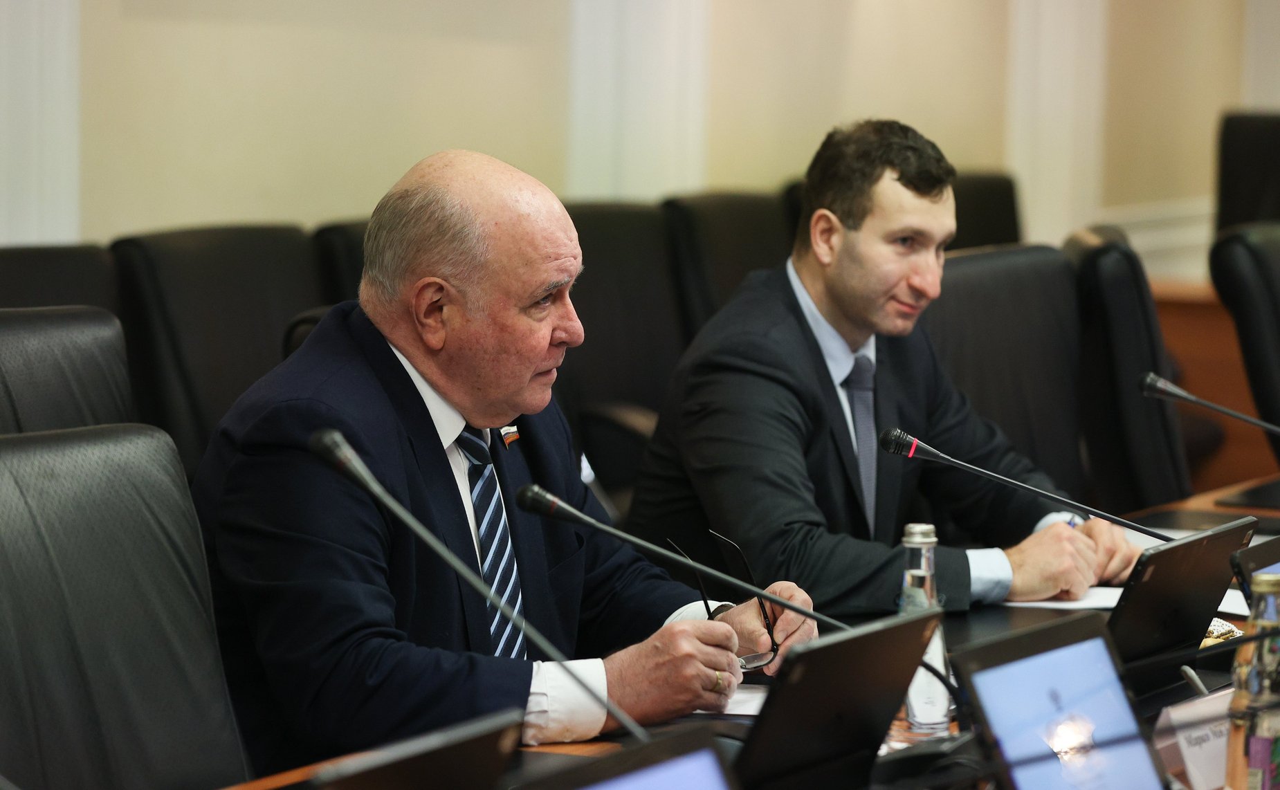 Встреча председателя Комитета СФ по международным делам Григория Карасина с председателем Комиссии по иностранным делам Рийгикогу Эстонской Республики Марко Михкельсоном