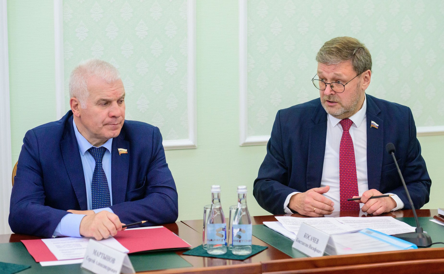 Сергей Мартынов и Константин Косачев