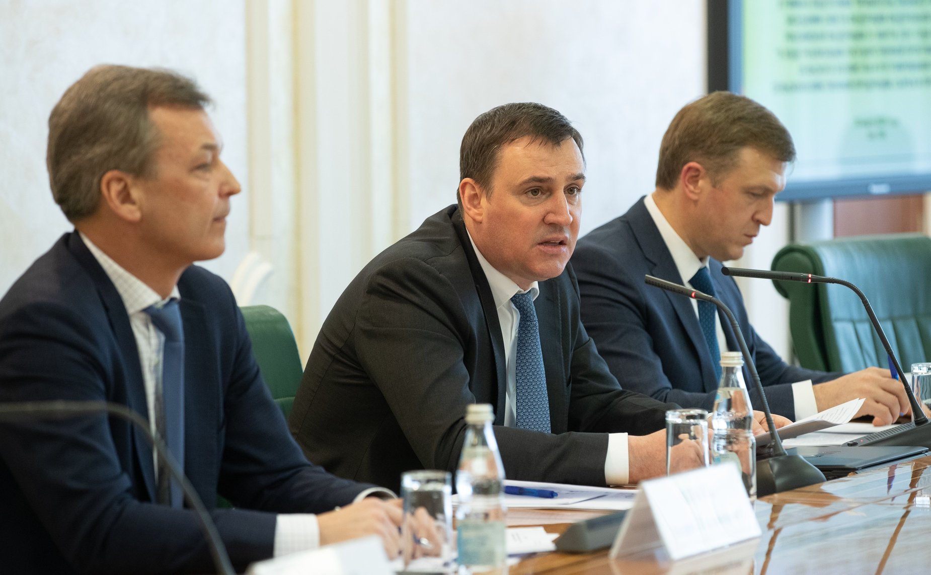 Встреча сенаторов РФ с Министром сельского хозяйства РФ Дмитрием Патрушевым в рамках подготовки «правительственного часа» на 502-м заседании Совета Федерации