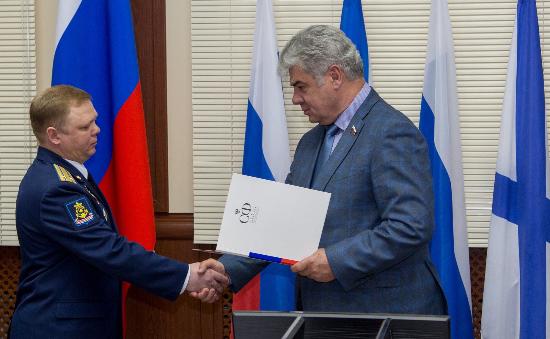 Выездное заседание Комитета СФ по обороне и безопасности в Гаджиево (Мурманская область)