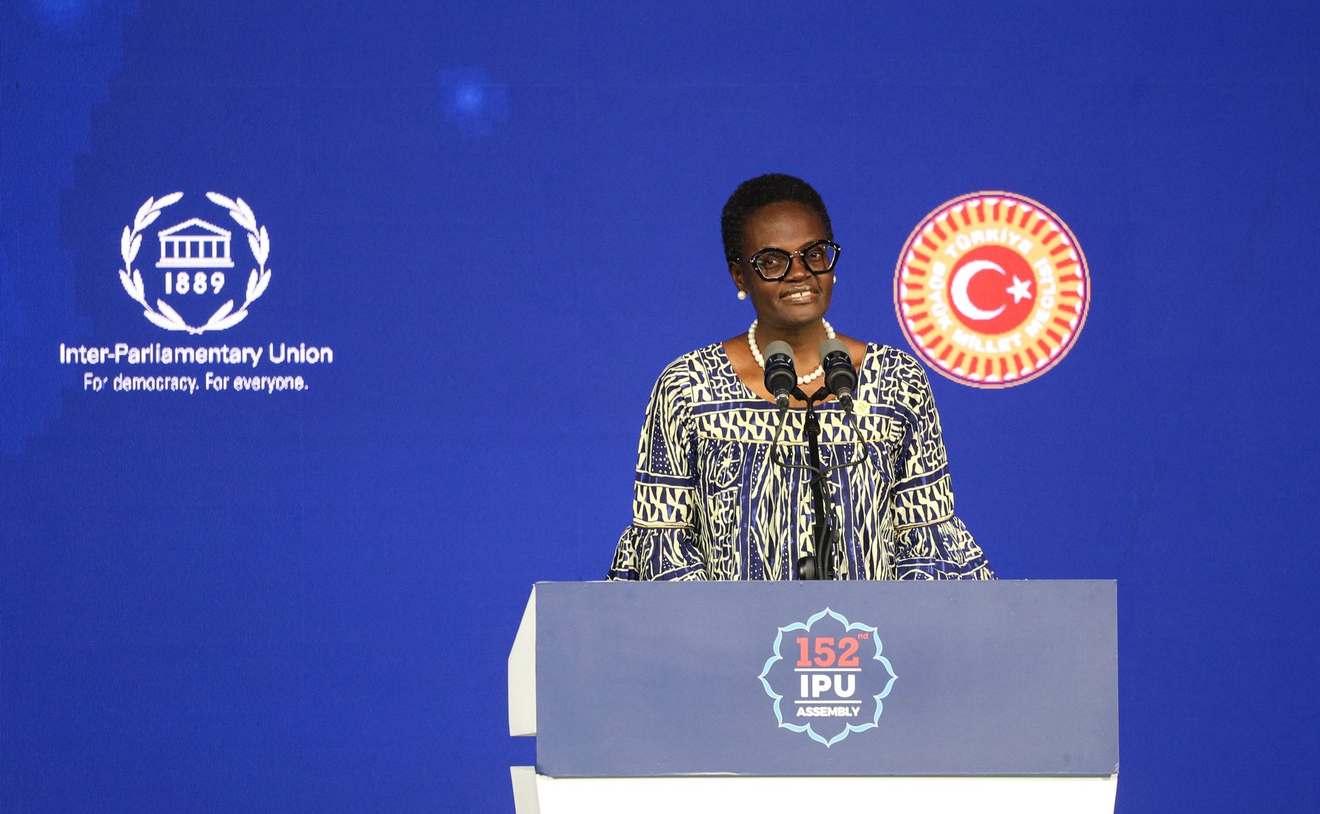 Российская парламентская делегация во главе с Валентиной Матвиенко приняла участие в открытии 152-й Ассамблеи МПС в Стамбуле