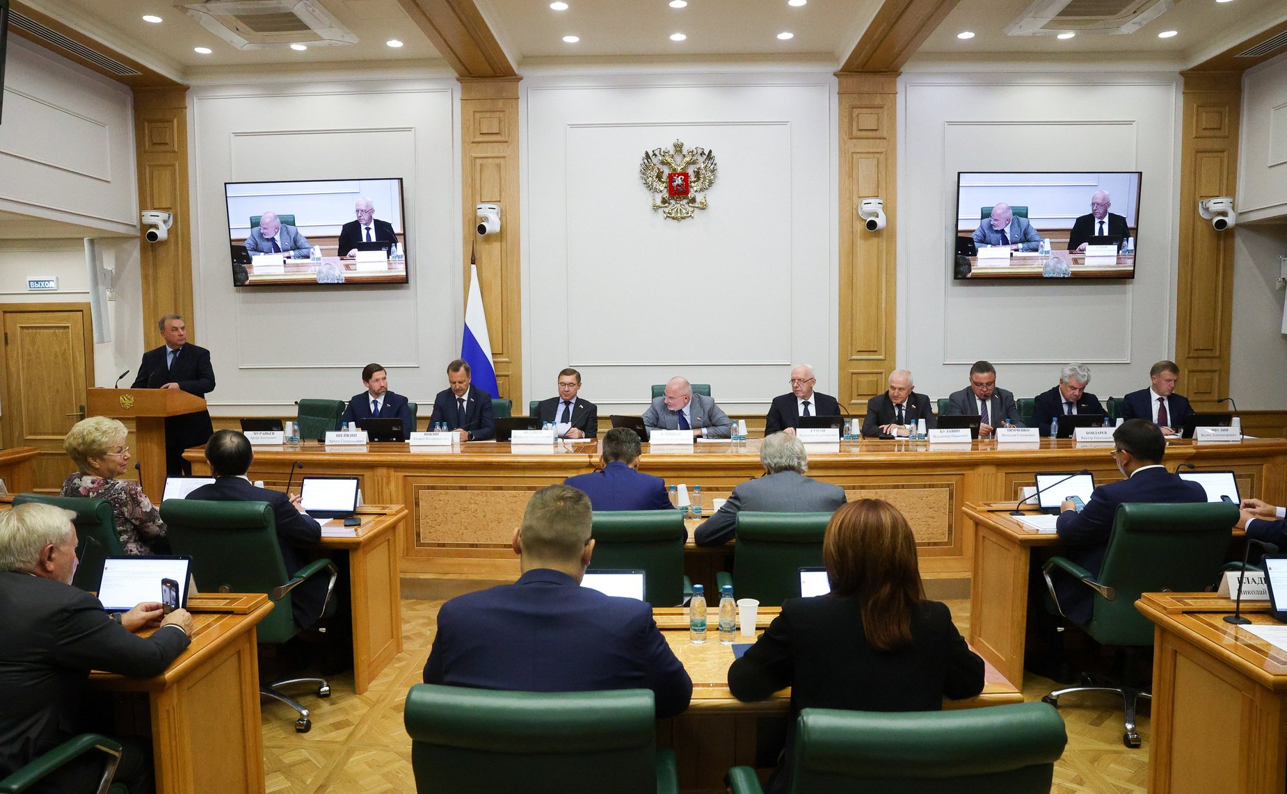 Совместное заседание Комитета Совета Федерации по конституционному законодательству и государственному строительству и Комитета Совета Федерации по обороне и безопасности