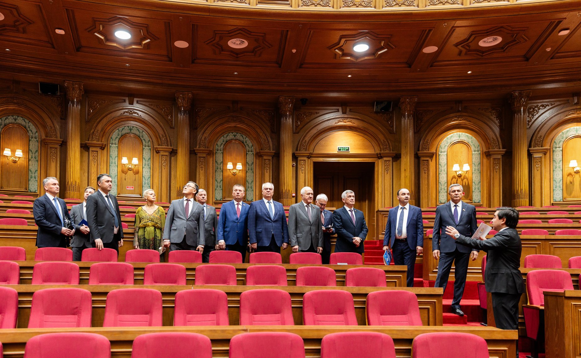 Встреча членов Координационного совещания с руководством Маджлиси намояндагон Маджлиси Оли Республики Таджикистан