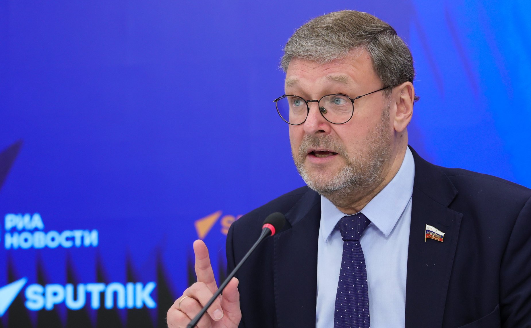 В ММПЦ «Россия сегодня» состоялся брифинг заместителя Председателя Совета Федерации Константина Косачева об итогах участия российской парламентской делегации в 152-й Ассамблее Межпарламентского союза