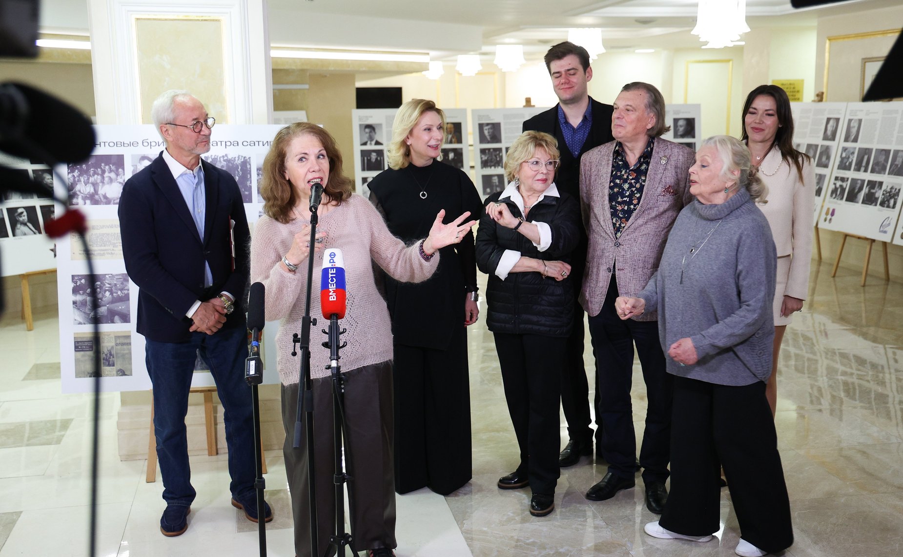 Открытие выставки «Актеры Театра сатиры на фронте и в тылу»