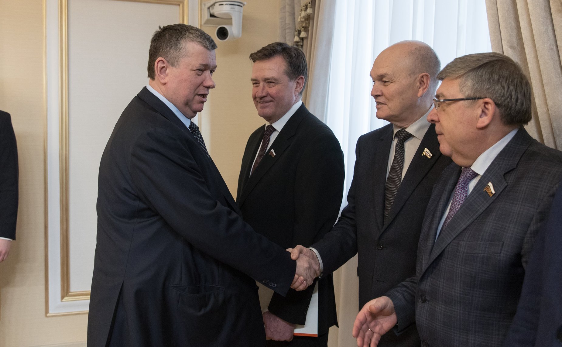 Е. Бушмин, С. Рябухин, М. Щетинин и В. Рязанский