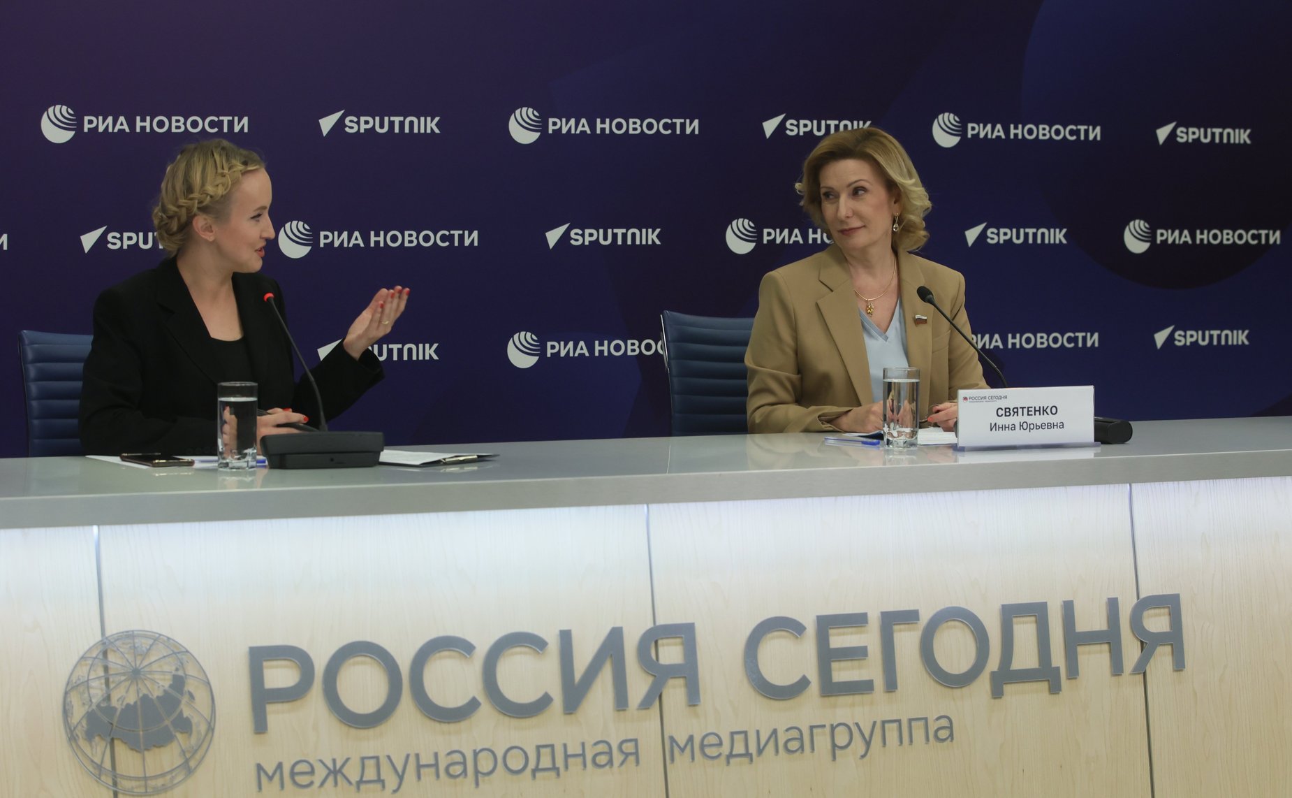 Пресс-конференция председателя Комитета СФ по социальной политике Инны Святенко по итогам работы Комитета СФ в весеннюю сессию 2023 года