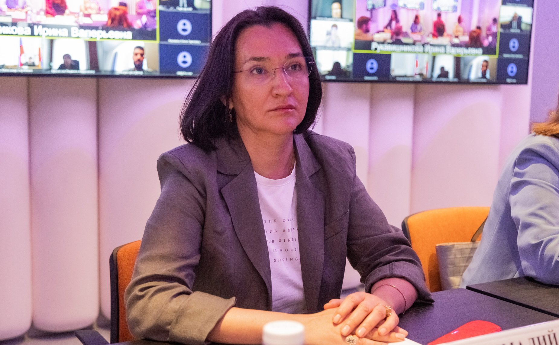 Круглый стол на тему «Правовое обеспечение безопасности несовершеннолетних в информационном пространстве: мониторинг эффективности» (фото МГЮА Ларшина Виктория)