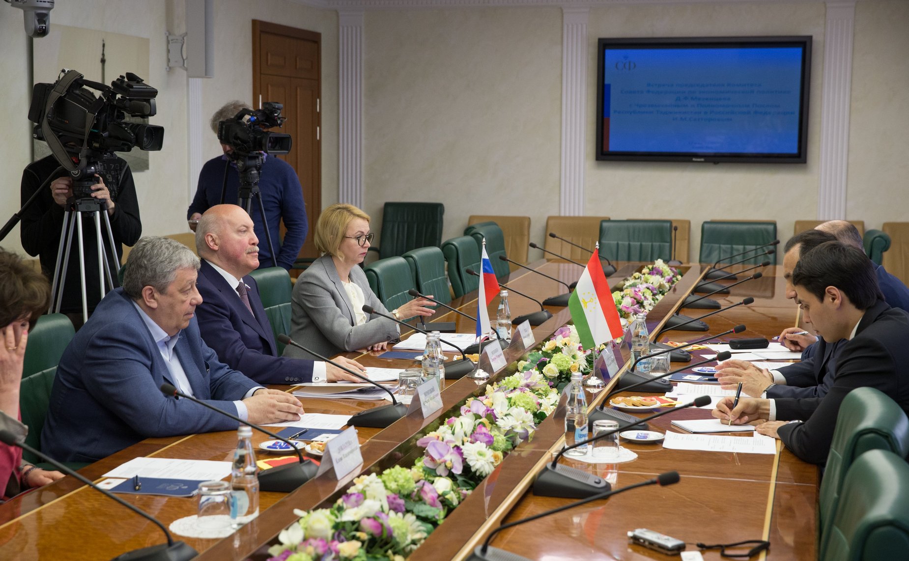 Встреча Д. Мезенцева с Послом Таджикистана