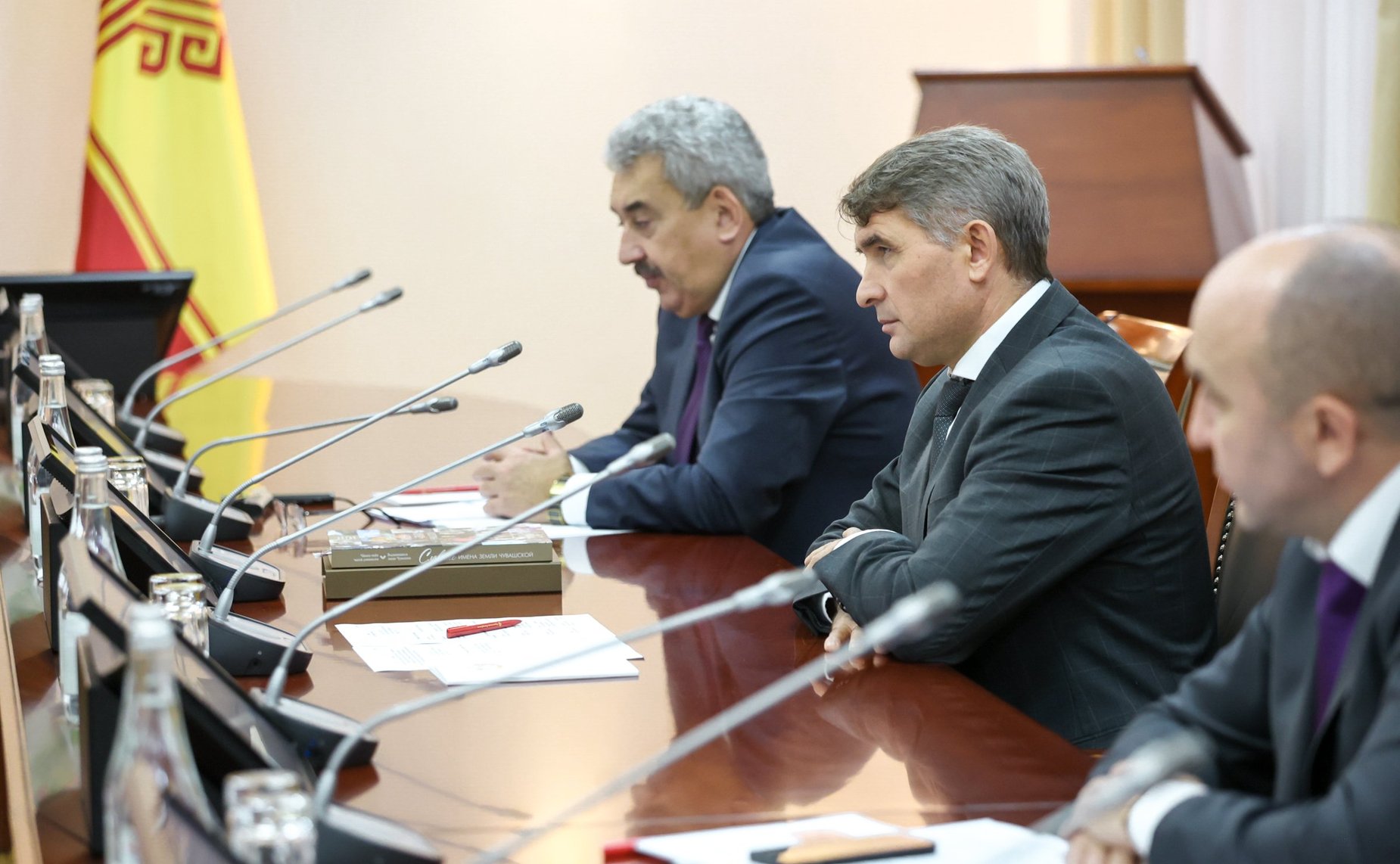 Встреча сенаторов РФ с руководством Чувашской Республики