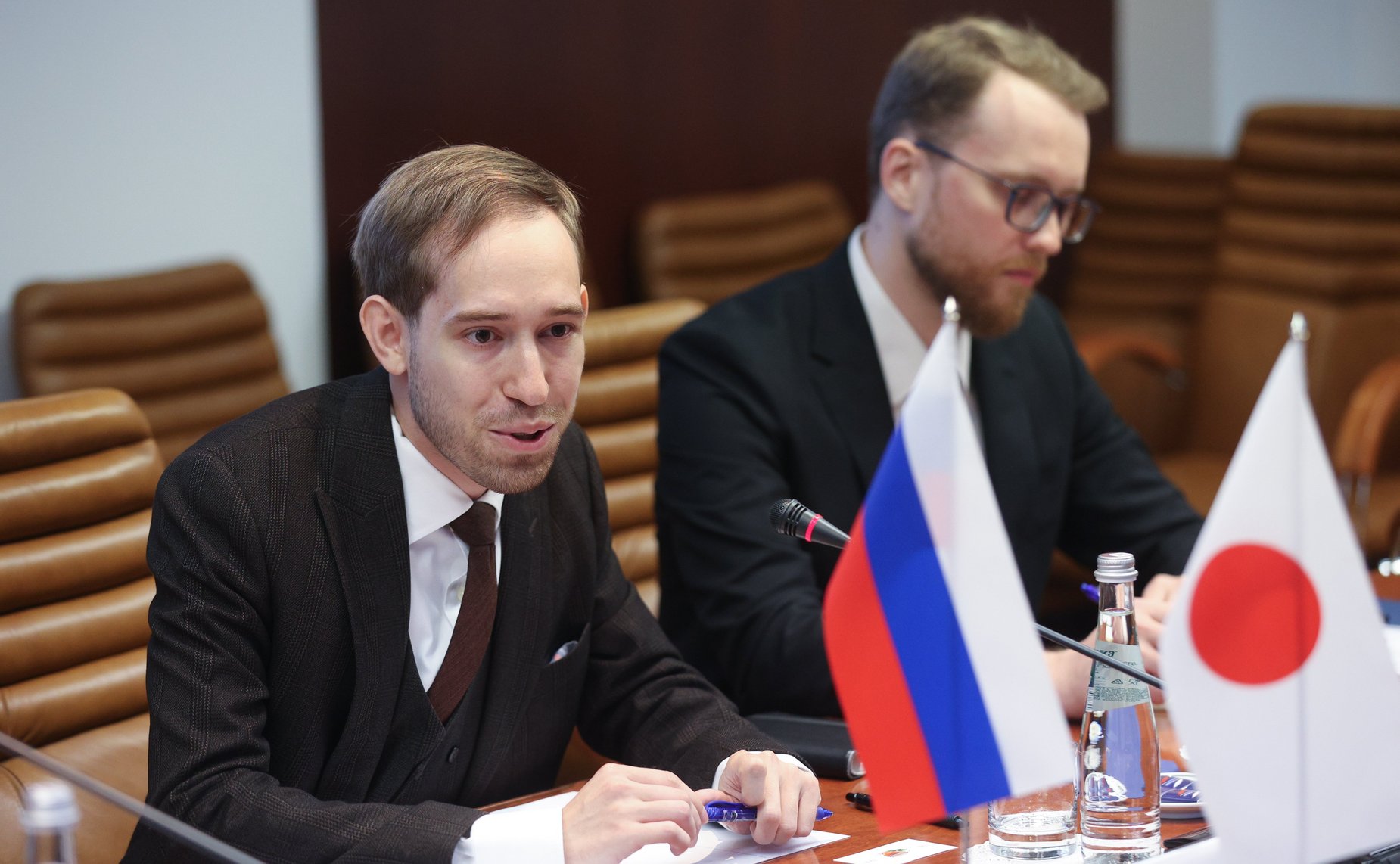 Заместитель Председателя Совета Федерации Константин Косачев провел встречу с депутатом Палаты советников Парламента Японии Мунэо Судзуки