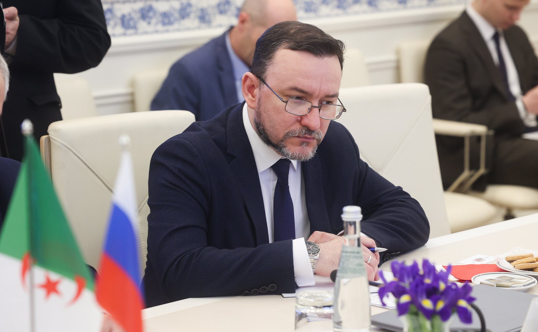 Встреча Михаила Борщева с Чрезвычайным и Полномочным Послом Алжирской Народной Демократической Республики в Российской Федерации