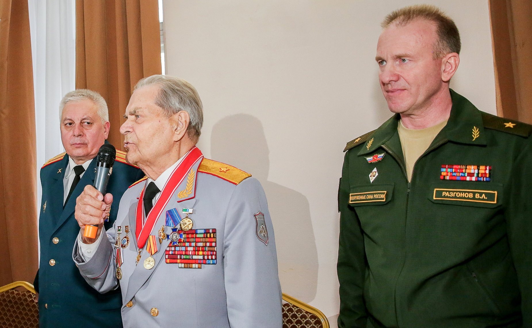 Торжественное мероприятие чествования 100-летнего юбилея ветерана Великой Отечественной войны В. Зибарева