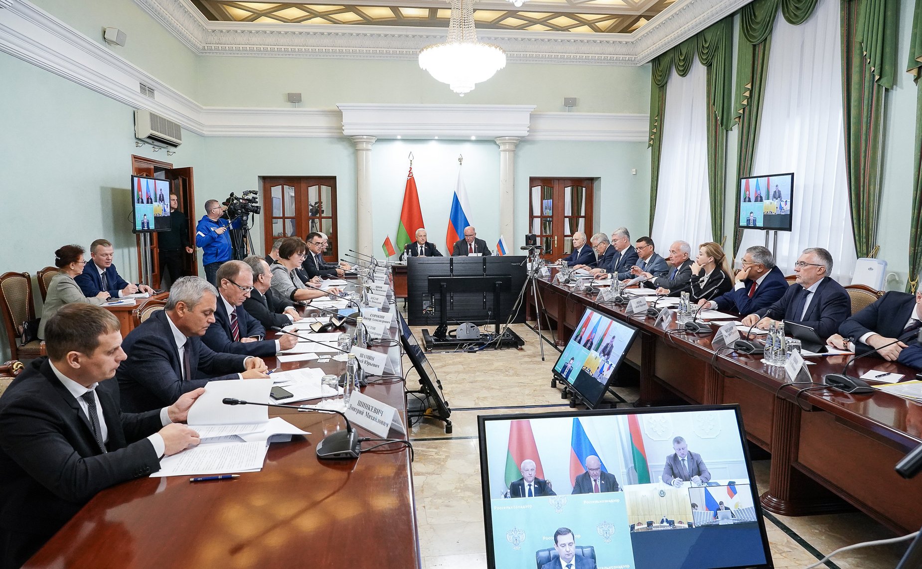Совместное заседание Комитета СФ по международным делам и Постоянной комиссии Совета Республики Национального собрания Республики Беларусь по международным делам и национальной безопасности