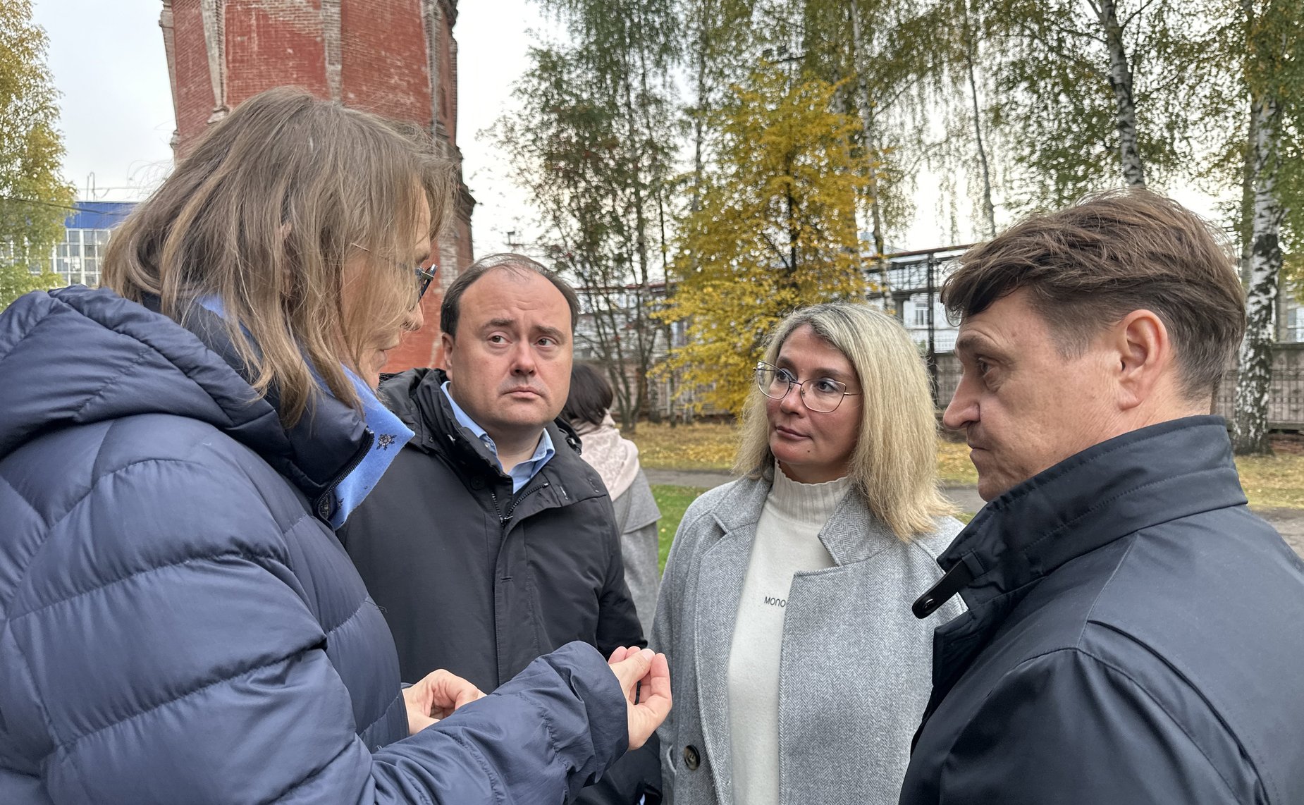 Сенаторы осмотрели площадки, отведенные под реализацию проектов комплексного развития территории и Церковь Иоанна Предтечи в Толчкове