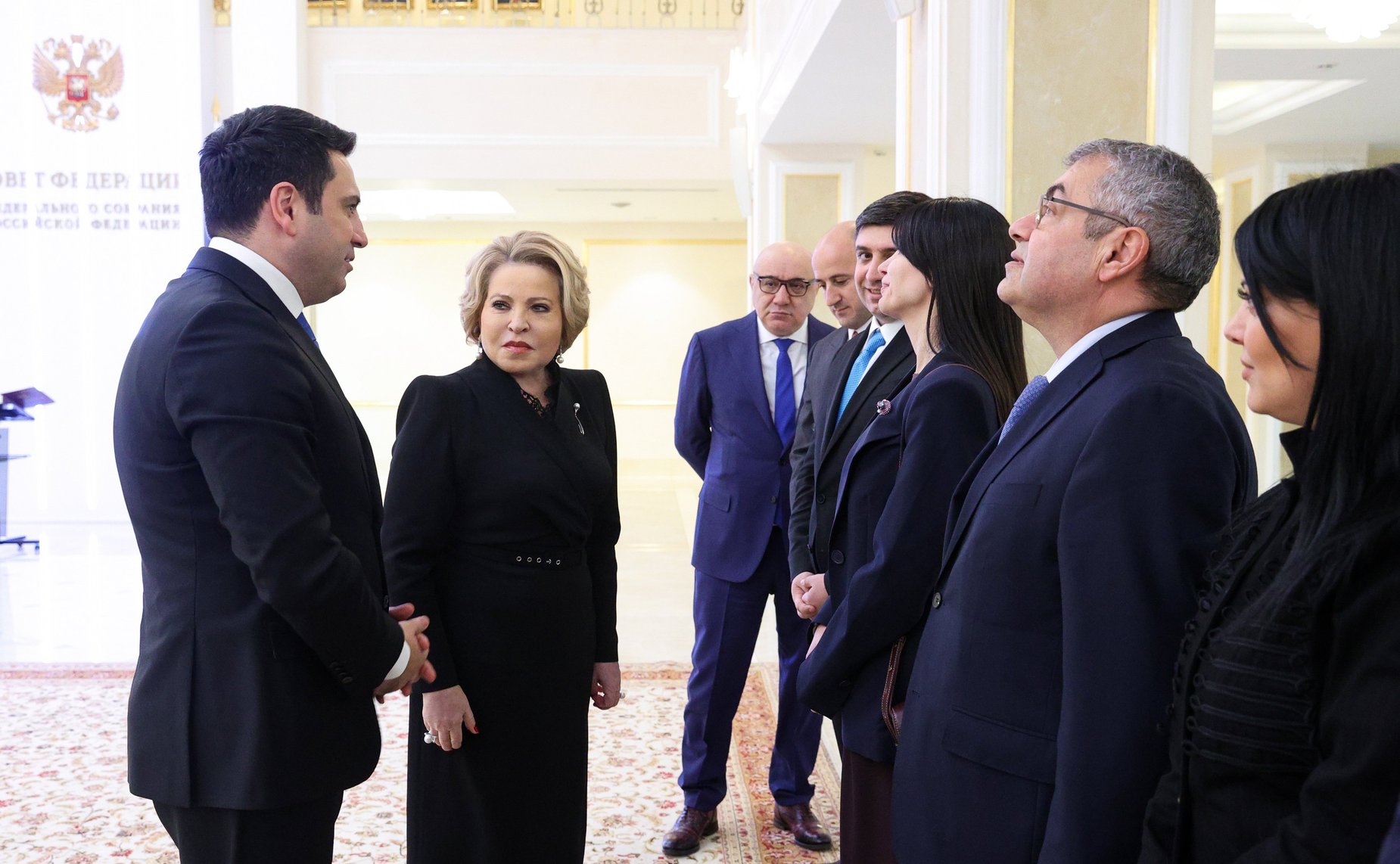 Встреча Председателя Совета Федерации Валентины Матвиенко с Председателем Национального Собрания Республики Армения Аленом Симоняном