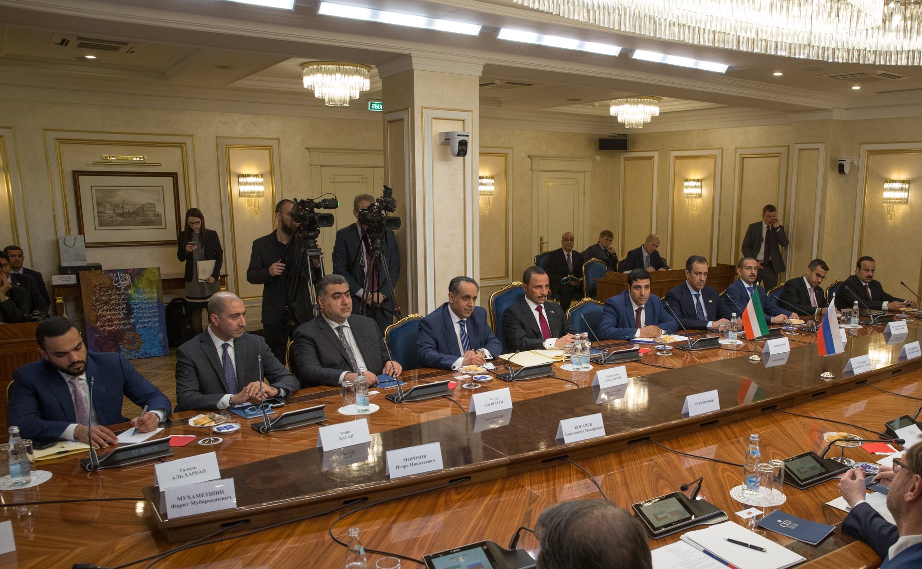 Встреча В. Матвиенко с Председателем Национального собрания Государства Кувейт Марзуком Аль-Ганимом