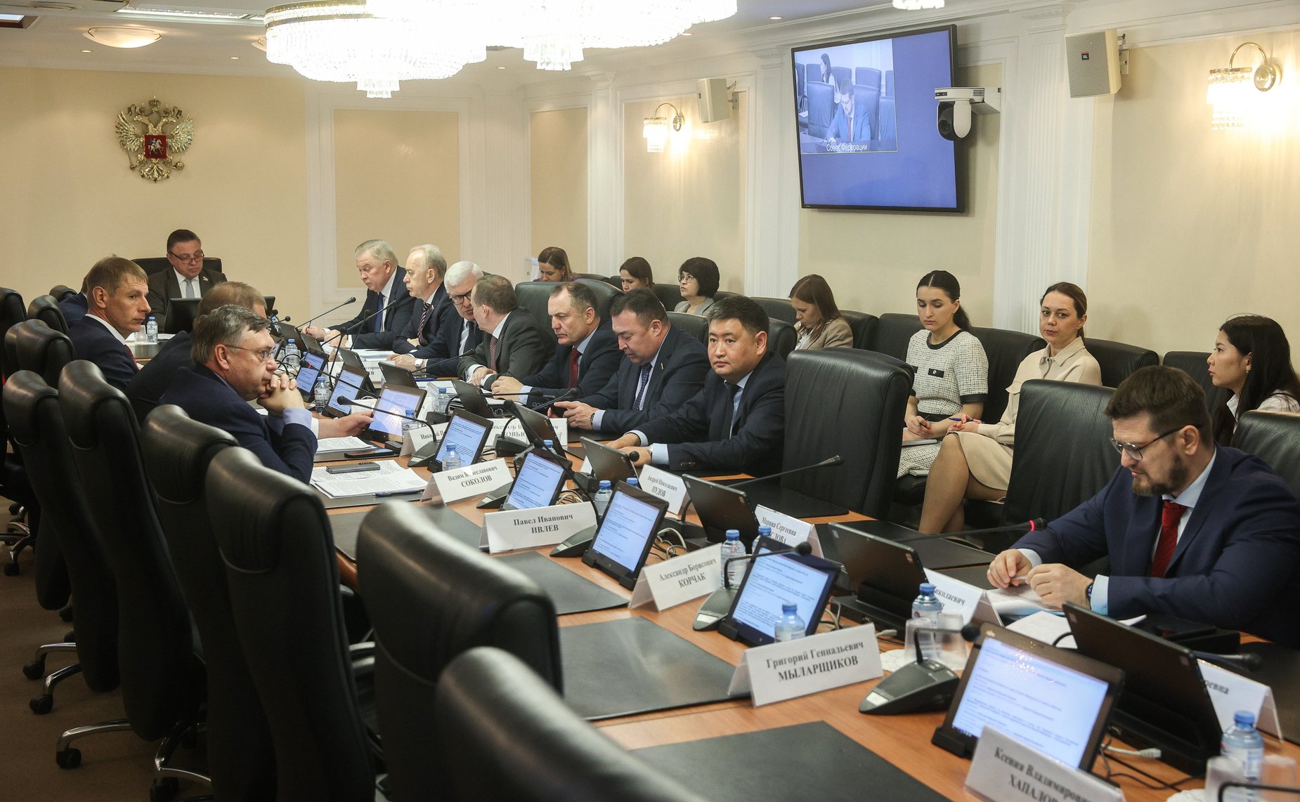 Заседание Комитета Совета Федерации по Регламенту и организации парламентской деятельности