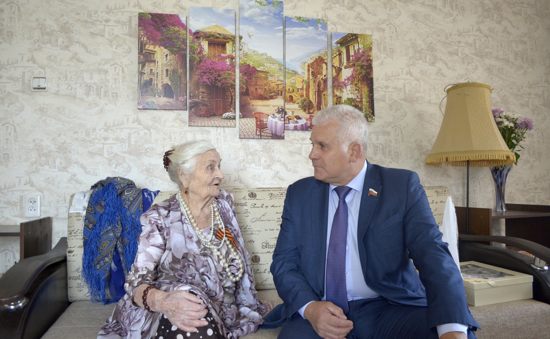 Сергей Мартынов встретился в Йошкар-Оле с ветераном Великой Отечественной войны