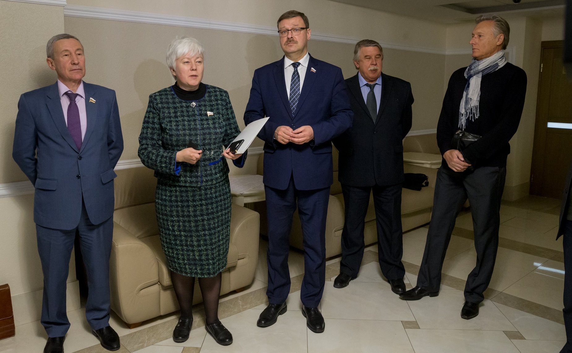 Церемония открытия фотовыставки «Сохраним Пальмиру вместе»