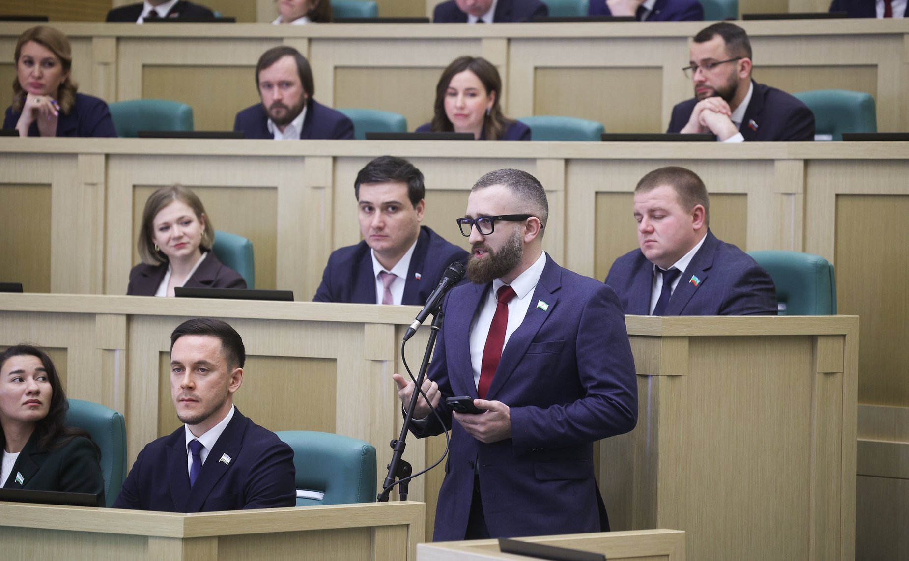 Заседание Палаты молодых законодателей при Совете Федерации