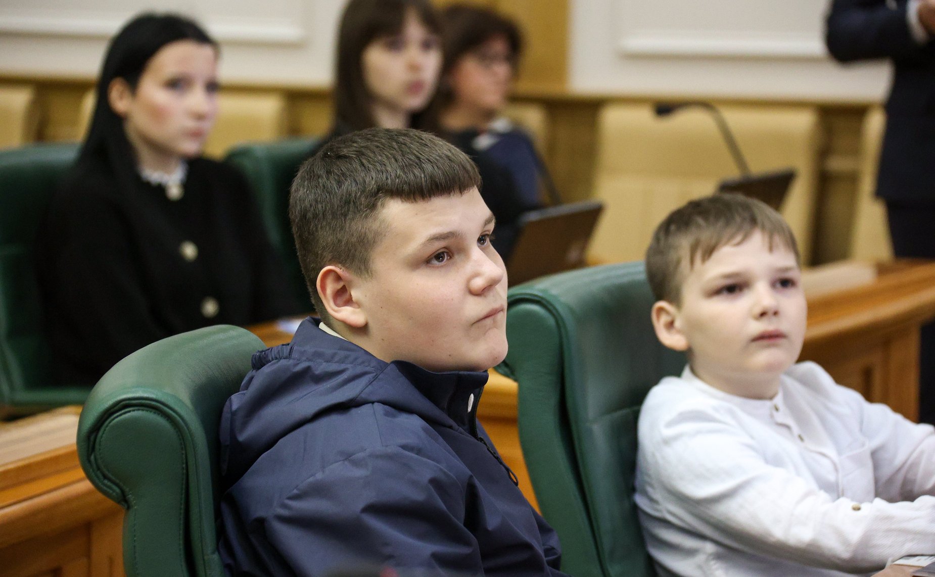 Встреча сенаторов РФ с детьми участников специальной военной операции