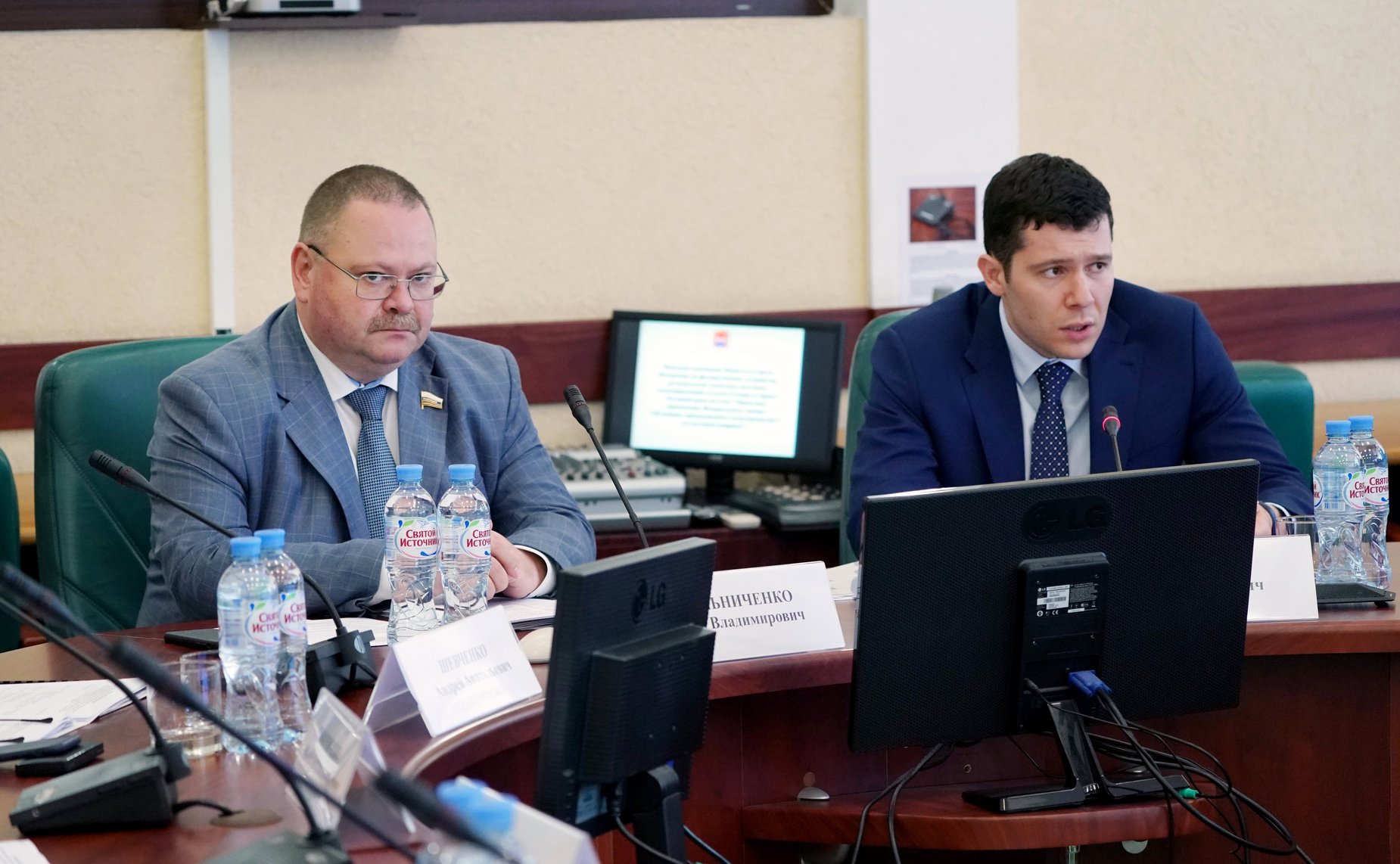 Олег Мельниченко и Антон Алиханов