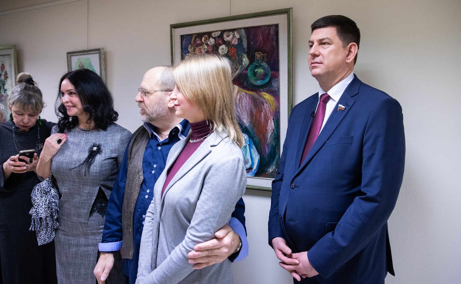 Открытие выставки Тушинского товарищества художников «С любовью к женщине» в Совете Федерации