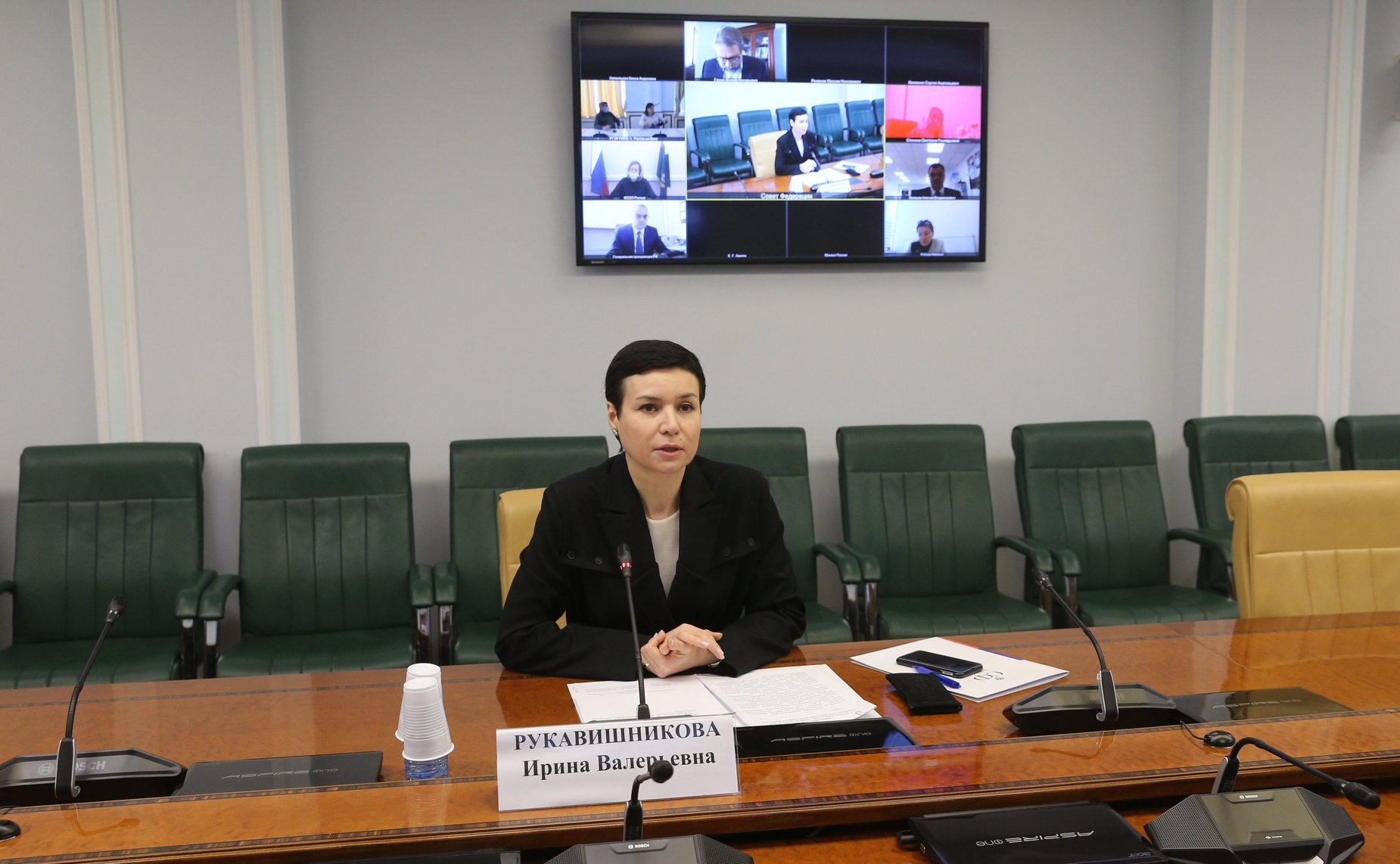 Ирина Рукавишникова провела «круглый стол» на тему «Цифровизация системы исполнительного производства в Российской Федерации»