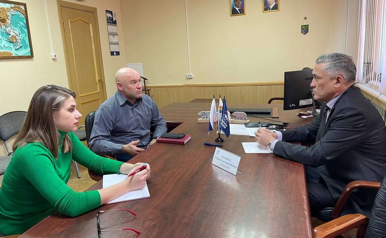 Юрий Валяев в ходе работы в регионе провел личный прием граждан