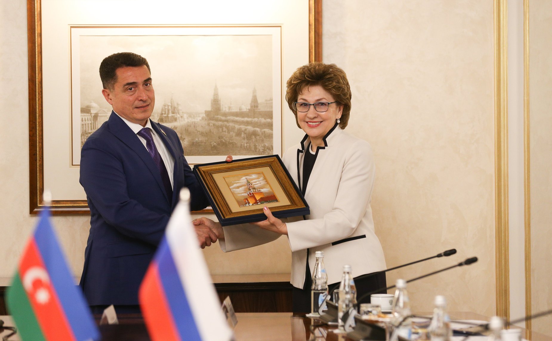 Заседание Межпарламентской комиссии по сотрудничеству Федерального Собрания России и Милли Меджлиса Азербайджана