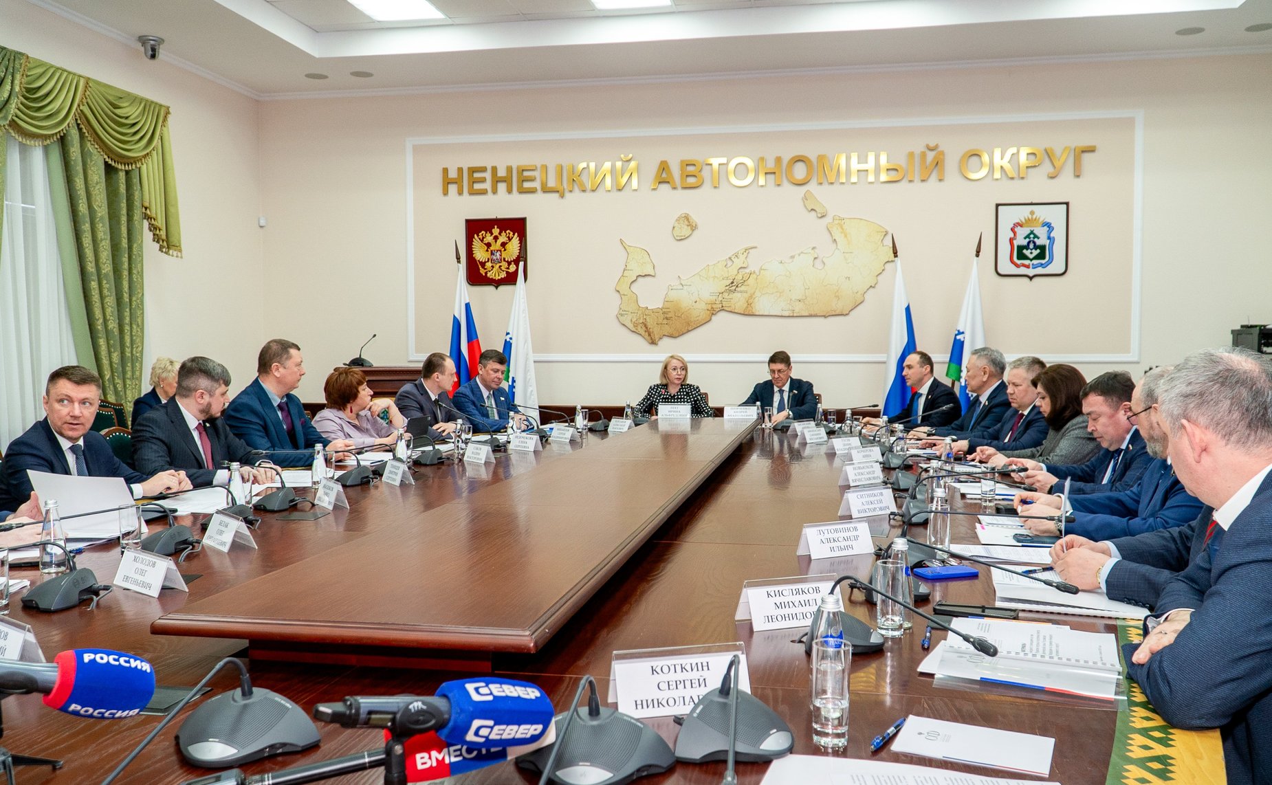 Выездное совещание Комитета Совета Федерации по федеративному устройству, региональной политике, МСУ и Делам Севера «Развитие опорных населенных пунктов Арктической зоны РФ на примере Ненецкого автономного округа»