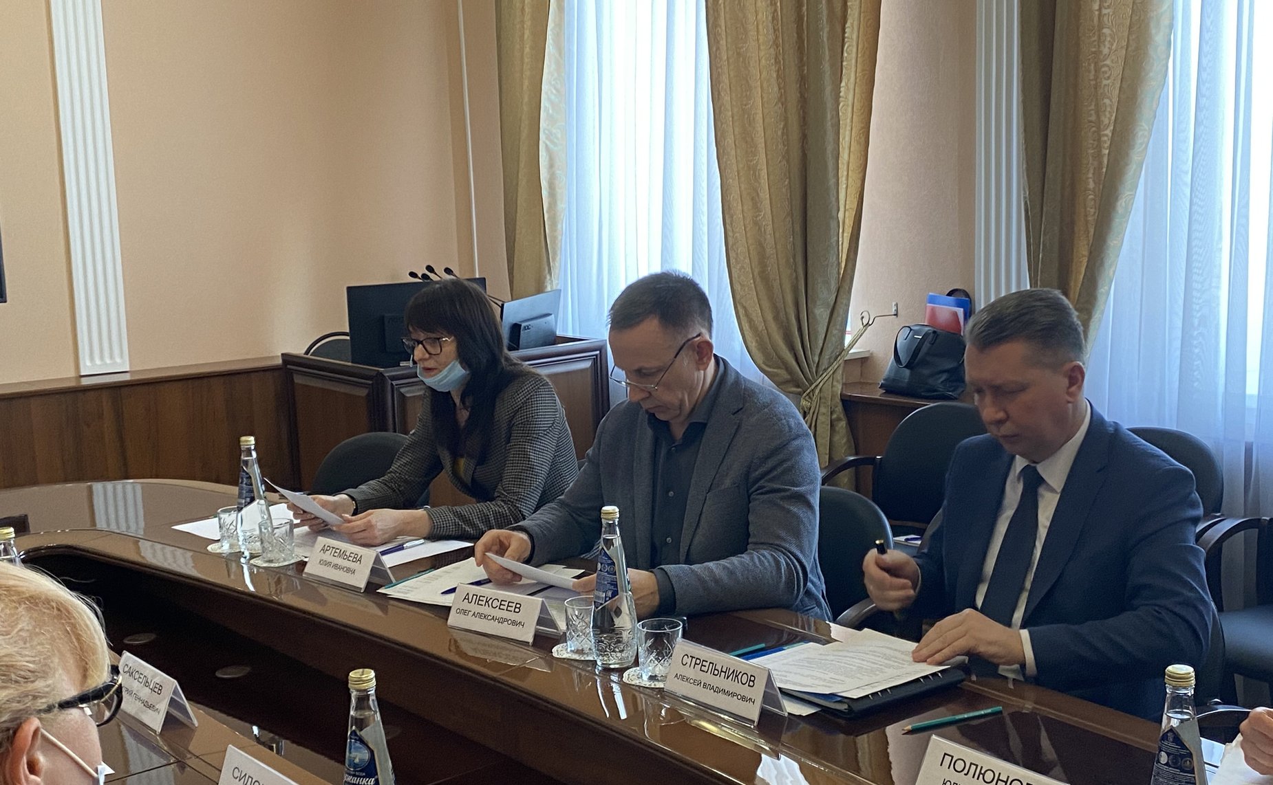 Олег Алексеев во время рабочей поездки в регион провел рабочее совещание по вопросу кадастровой оценки муниципального имущества