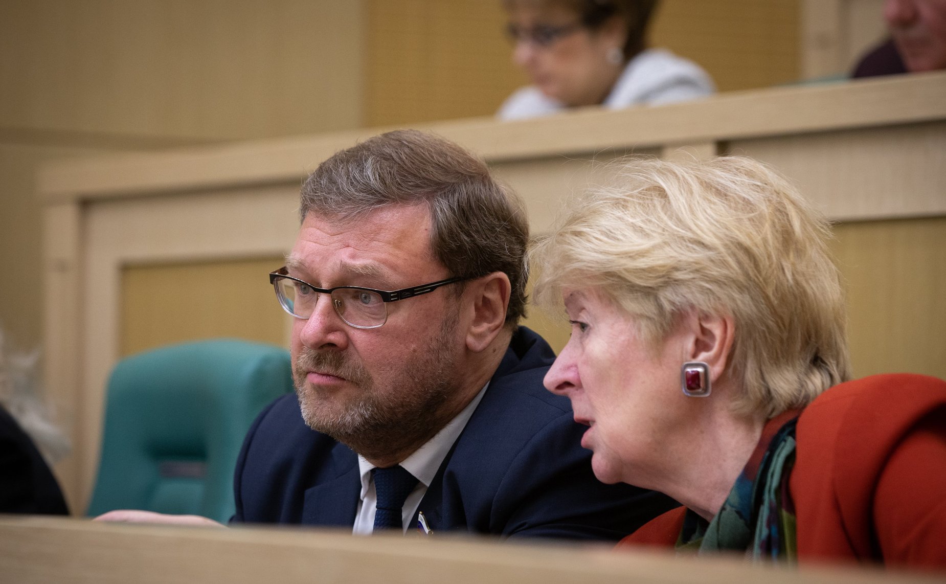 Константин Косачев и Наталия Дементьева