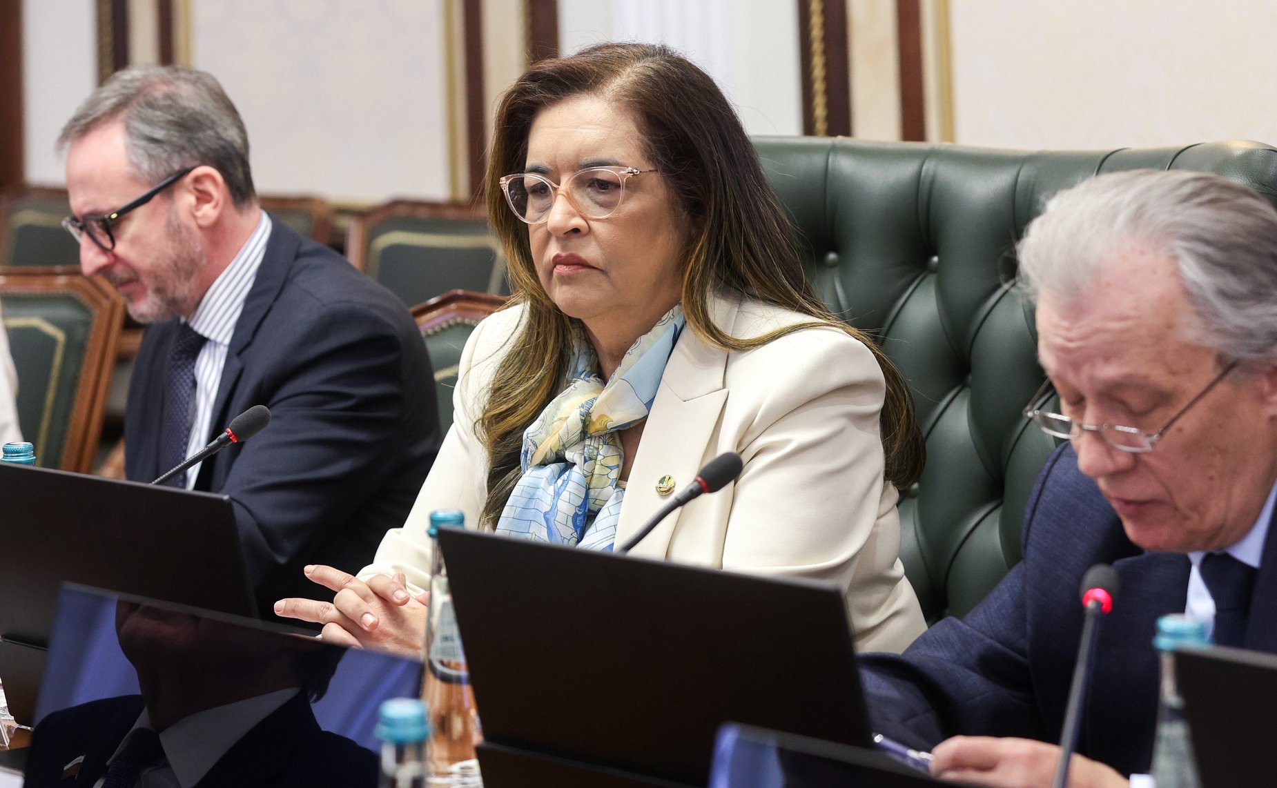 Сергей Рябухин провел встречу с делегацией Федерального сената Национального конгресса Федеративной Республики Бразилии. Делегацию возглавляет Эудосия Мария Оланда де Араужо Калдас