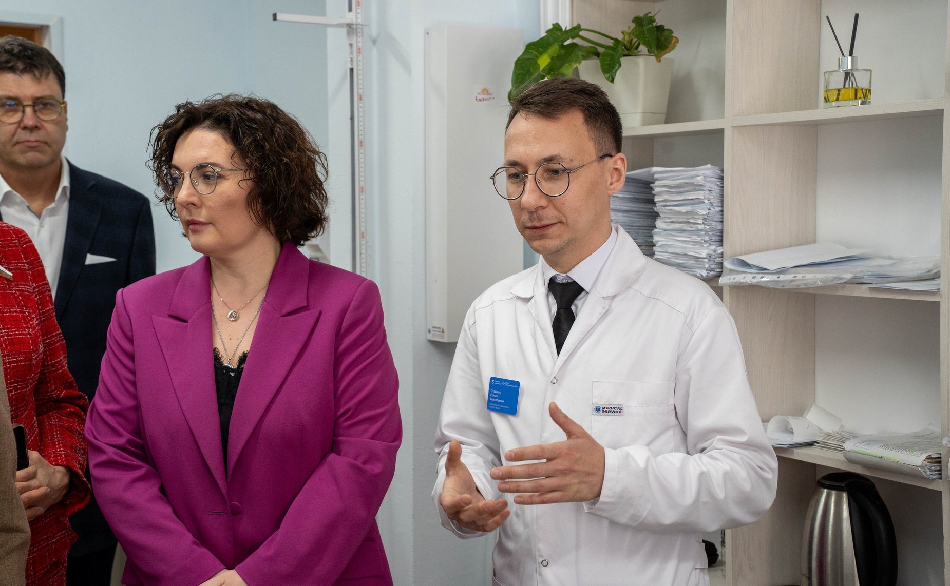 Сенаторы в рамках акции «Сахар под контролем» посетили региональный эндокринологический центр в ОГБУЗ «Валдгеймская центральная районная больница»