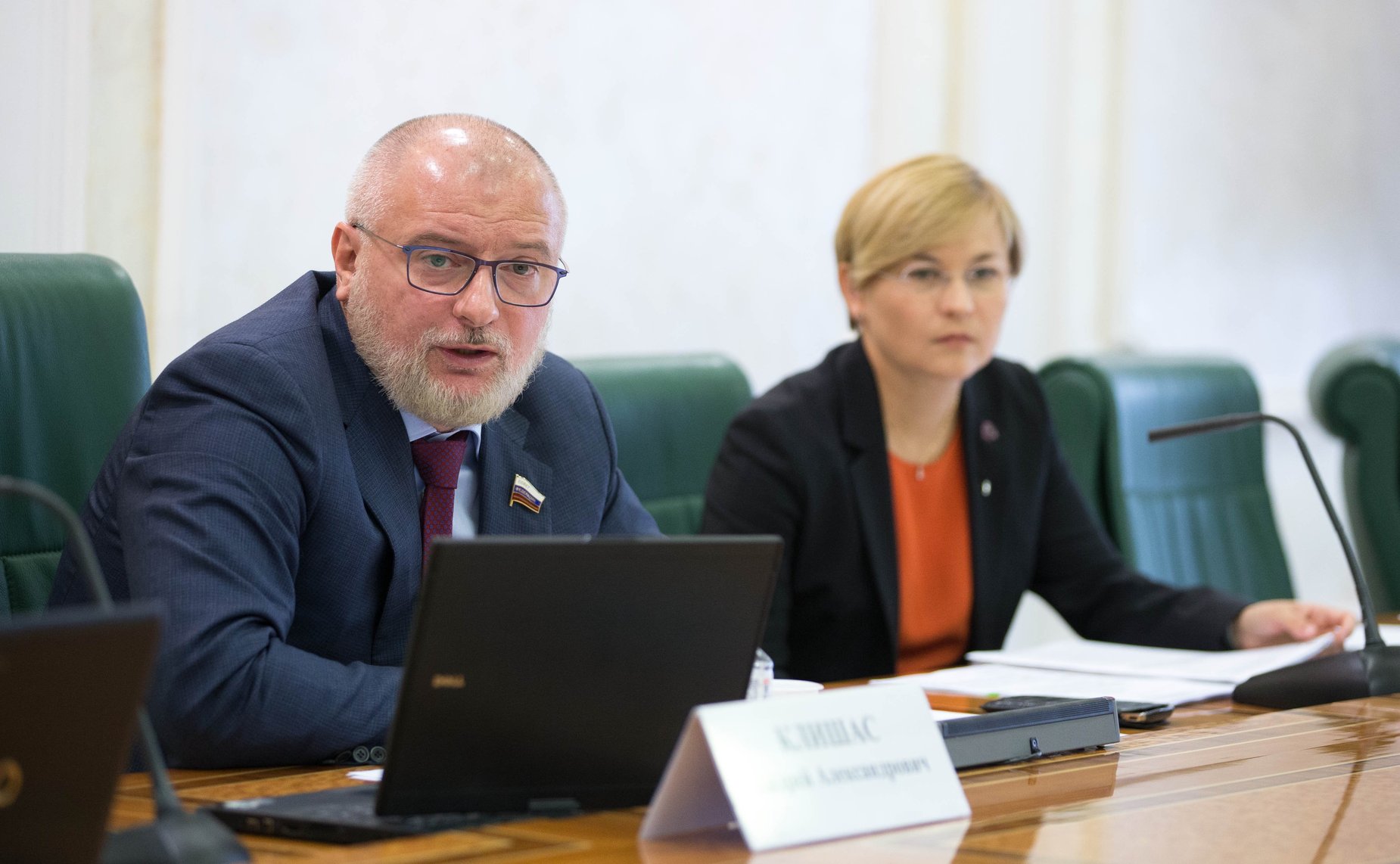 Андрей Клишас и Людмила Бокова