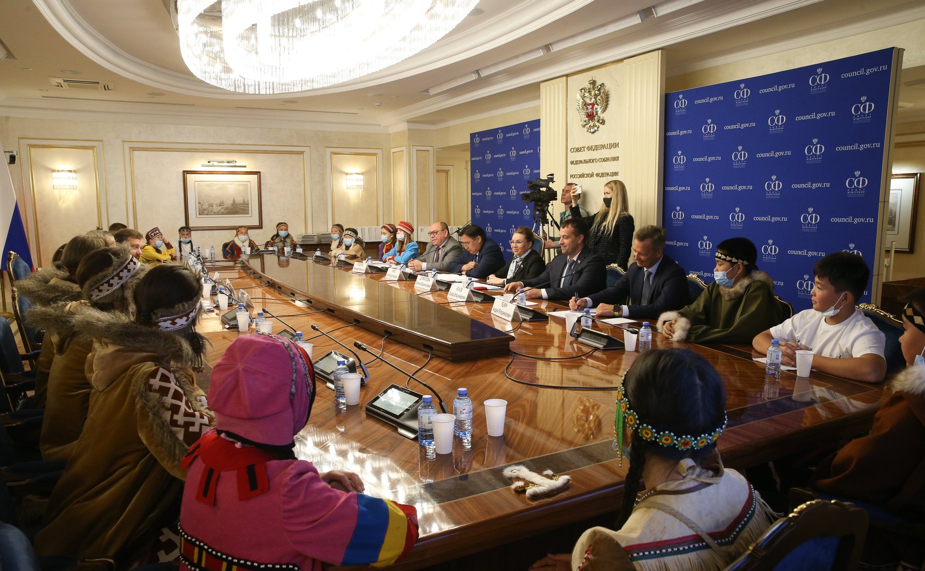 Встреча с детьми-победителями Межнационального культурно-образовательного проекта «МЫ-Россия» в рамках целевой смены «Таланты Арктики. Дети»