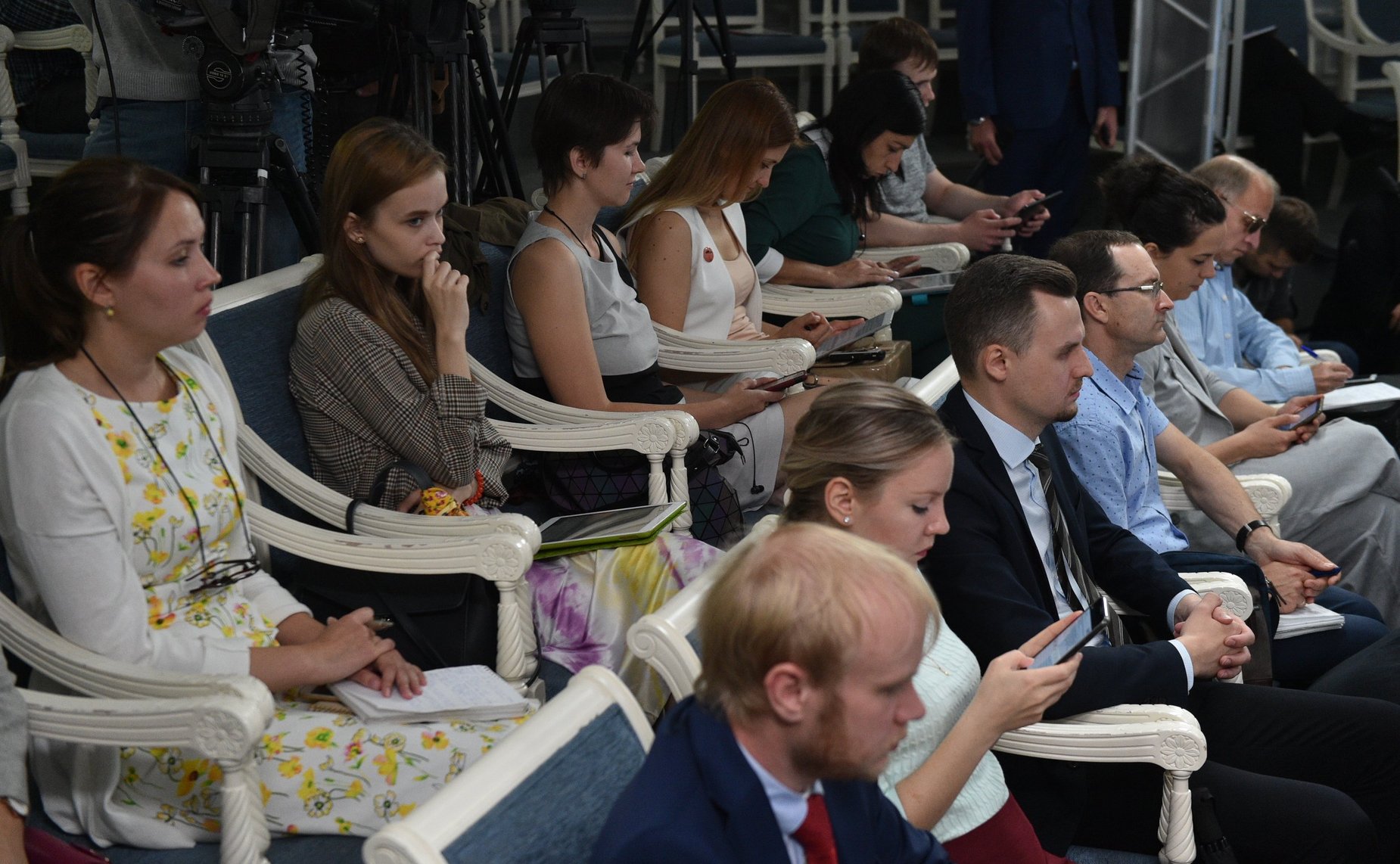 Пресс-конференция Председателя Совета Федерации В. Матвиенко по итогам весенней сессии Совета Федерации